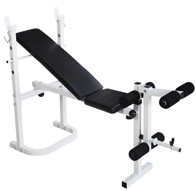 

Ktaxon Folding Lifting Weight Bench Stand with Leg Developer Flat Incline Posion for Home Gym Abdominal Strength Fitness