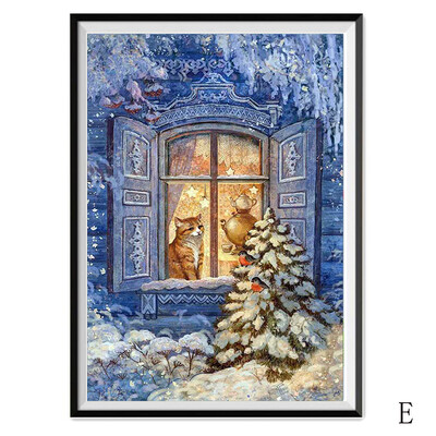 

〖Follure〗Christmas Diamond Rhinestone Pasted Embroidery Painting Cross Stitch Home Decor