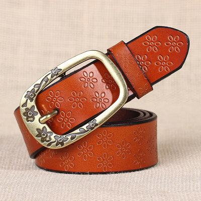 

New square buckle ladies belt fashion decorative PU belt ladies needleless belt belt casual belt