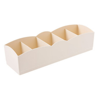 

5-grids Multi-purpose Underwear Storage Box Socks Storage Box Stackable Drawer