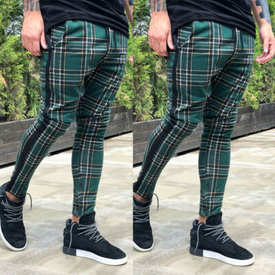 

Mens Slim Fit Tracksuit Sport Gym Skinny Jogging Joggers Sweat Pants Trousers