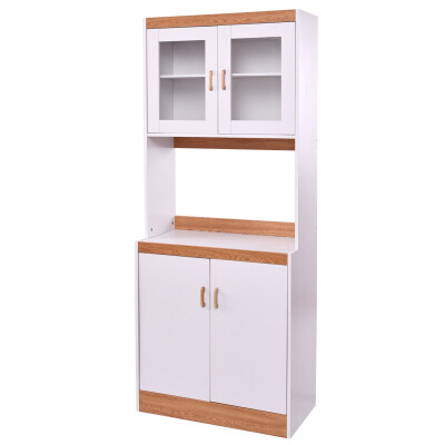 

Tall Shelves Microwave Cart Stand Kitchen Storage Cabinet