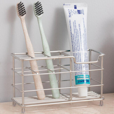 

〖Follure〗Stainless Steel Toothbrush Holder&Toothpaste Stand For Electric Toothbrush