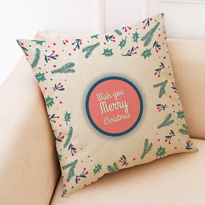

Tailored Christmas Home Decor Cushion Cover Graffi Style Throw Pillowcase Pillow Covers