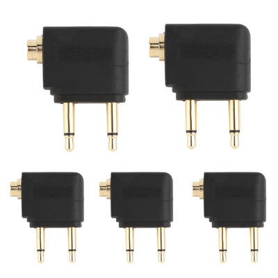 

35mm Jack Audio Adapter for Airline Airplane Travel Earphone Headphone