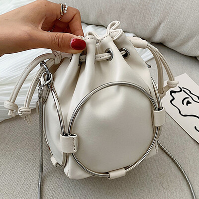 

Summer ring bag ladies 2019 new fashion trend Joker shoulder slung bucket bag summer