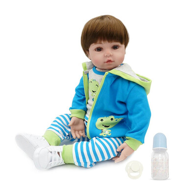 

Ktaxon 24" Vinyl Silicone Reborn Newborn Dolls Handmade Lifelike Baby Boy Doll