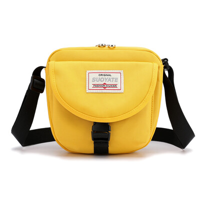 

Canvas bag woman slanted Internet celebrity bag single shoulder bag nylon Oxford cloth bag 100 times mini sports bag