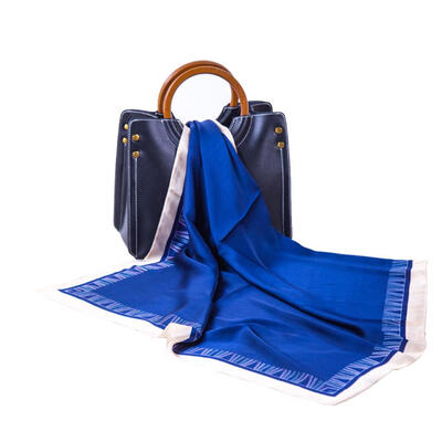 

Fashion Women Luxury Scarf Artificial Silk Floral Print Collar Scarves Gift