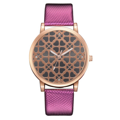 

Fashion snake belt ladies watch trend diamond hollow mirror quartz watch