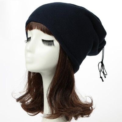 

New Winter Unisex Women Men Fleece Hat Solid Warm Hip-Hop Cool Cap Headwear Neckerchief