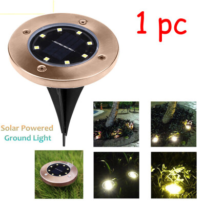 

〖Follure〗LED Solar Power Buried Light Under Ground Lamp Outdoor Path Way Garden Decking