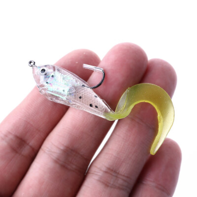 

Saidsome 5Pcs Lures Soft Bait 6Cm Silicone Bait Worms Fishing Lure With Salt Fishing fishing bait fishing lure