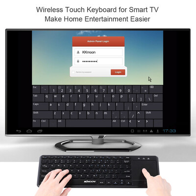 

KKmoon 24GHz Wireless Touch Keyboard with Multi-touch Touchpad for Android TV BOX Notebook Laptop Smart TV