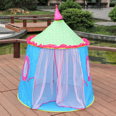 

Siaonvr Castle Children Tent House of Games For Kids Funny Portable Tent Baby Playing BU