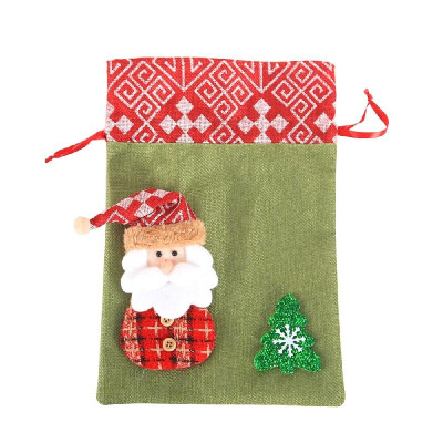 

Christmas Candy Bag Forest Man Handbag Gift Bag Christmas Tree Holiday Party Decoration