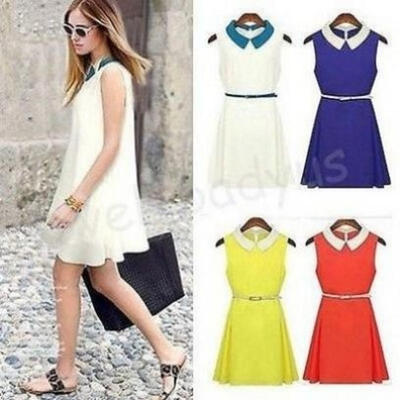 

New Sexy Women Summer Casual Sleeveless Party Evening Cocktail Short Mini Dress