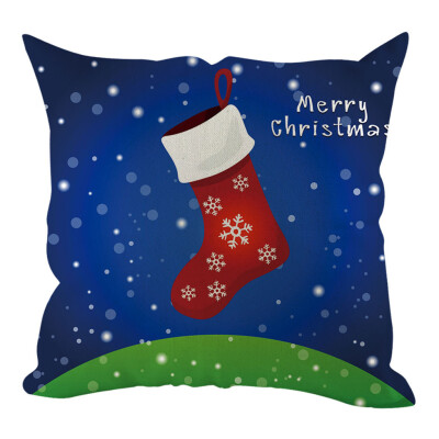 

Tailored Christmas Pillow Cover Pillowcases Decorative Sofa Cushion Cover 45x45cm