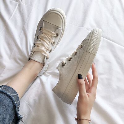 

Leisure Joker shoes womens shoes summer Korean fashion flat canvas shoes students small white shoes tide