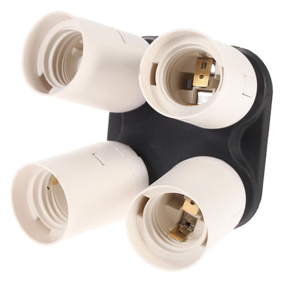 

Andoer 4in1 E27 Base Socket Light Lamp Bulb Holder Adapter Splitter for Photo Video Film Studio Photography Studio Softbox Accesso