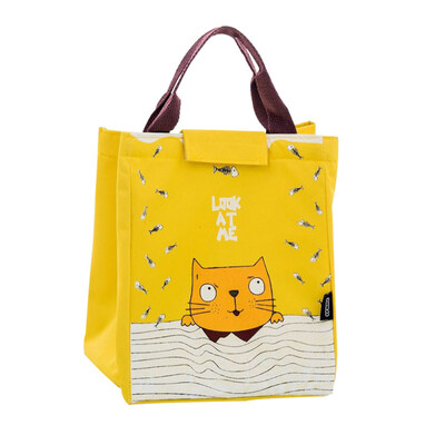 

Cartoon Dog Cat Thermal Insulated Lunch Box Pouch Fruit Container Picnic Bag