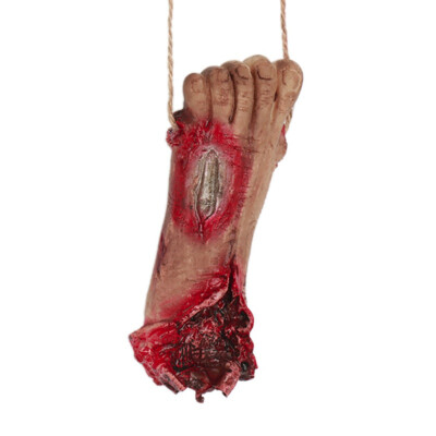 

Hot Broken Hand Foot With Rope Blood Horror Halloween Decoration Severed Bloody Limbs Hand Novelty Dead Broken Hand Gadgets