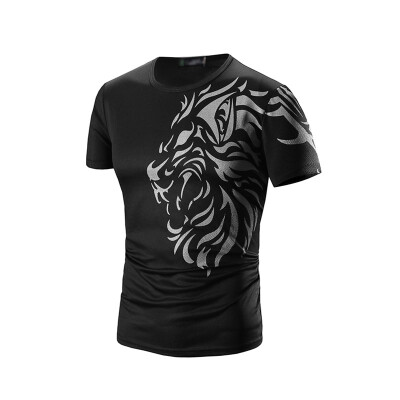 

Tattoo Printing Quick-Drying Casual Round Neck T-Shirt