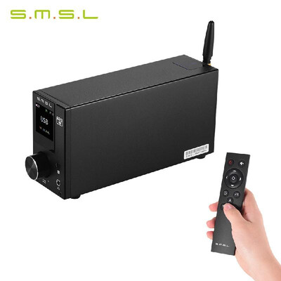 

SMSL AD18 Full Digital Decoder Audio Amplifier Stereo Headphone Amp of 80W Power Support Optical BT Coaxial USB AUX Input w