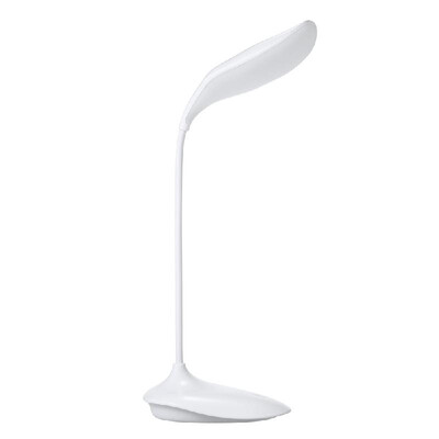 

LED Desk Night Lamp with Adjustable Goosenecks 360° Flexible Rotatable 3 Level Dimmable USB Rechargeable Eye-caring Touching Table