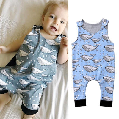 

Newborn Baby Girl Boy Animal Sleeveless Romper Jumpsuit Bodysuit Clothes Outfits