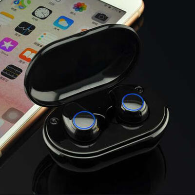 

Bluetooth 50 Wireless Earphones WaterResistant NoiseReduction Stereo Earbuds With Mic Charging Case