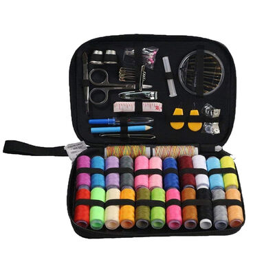 

97PCS DIY Premium Mini Sewing Kit Supplies Thread Sewing Pins Travel Beginners Color Random