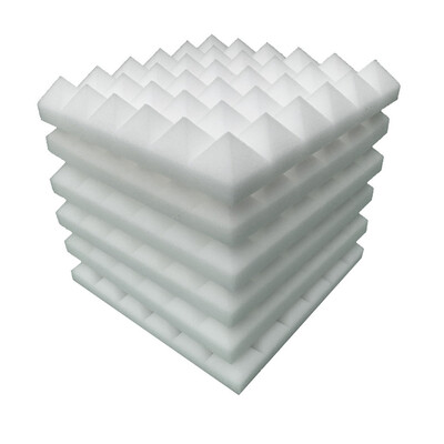

Siaonvr 6Pcs Acoustic Foam Panel Sound Stop Absorption Sponge Studio KTV Soundproof