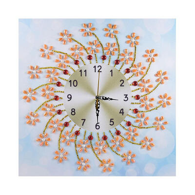 

DIY Special Shaped Diamond Painting Sun Flower Wall Clock Crafts Embroidery