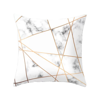 

13 Styles Geometric Marble Texture Throw Pillow Case Cushion Cover Sofa Fashion Home Decor