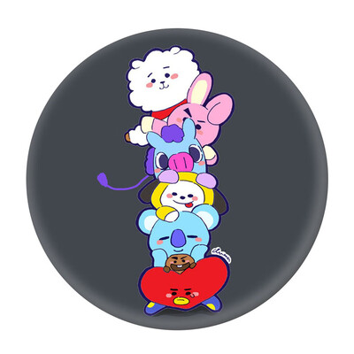 

BTS Badge Round BTS Badge Clip Cartoon Pin Badge Decorative for Clothing Bags Caps
