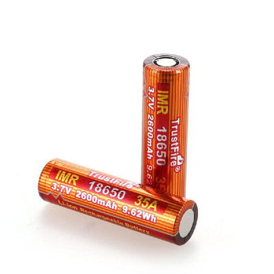 

1 Piece Of TrustFire IMR 18650 Battery 2600mAh 37V 40A High-Rate Rechargeable Li-ion Battery for LED Flashlight