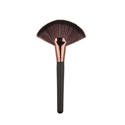 

Face Powder Soft Foundation Blending Cosmetic Makeup Brusher New Pro Fan Shape Blush Brushes