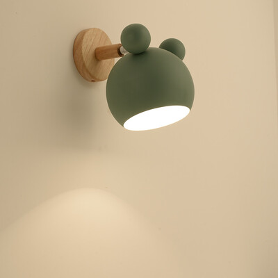 

〖Follure〗Creative Wall Lamp Swing Head Sconce light Bedroom Lighting Bedside Reading Lamp