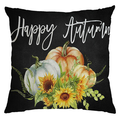 

〖Follure〗Thanksgiving Pillow Cover Pillowcases Decorative Home Decoration45x45cm