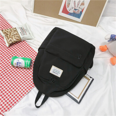 

Schoolbag female ins Korean version of high school students campus simple backpack ancient shoulder bag