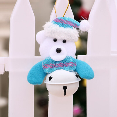 

New Fashion Christmas Decoration Accessories Christmas Tree Doll Bell Old Snowman Christmas Gift Decoration