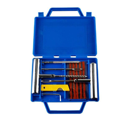 

12pcs Motorcycle Car Bike Emergency Tire Repair Tool Kit Heavy Duty Tubeless Tire Puncture Repairing Tools