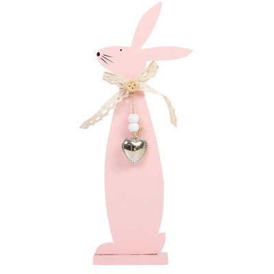 

Gobestart Easter Day Bunny Exquisite Premium Wooden Pendant Hanging Decoration