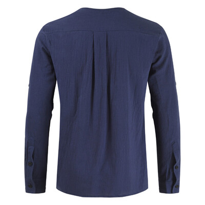 

New Men Medieval Shirt Long Sleeve Ancient Viking Embroidery Bandage Shirt Blouse Tops Retro Cosplay Costume