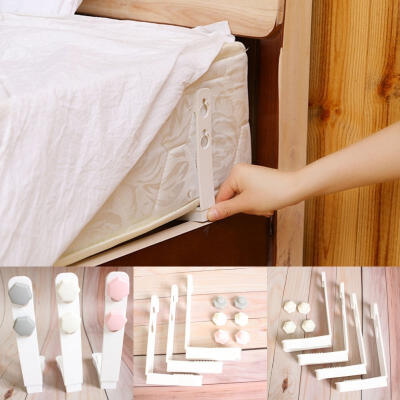 

4pcs Triangle Bed Sheet Mattress Holder Fastener Grippers Clips Suspender Straps