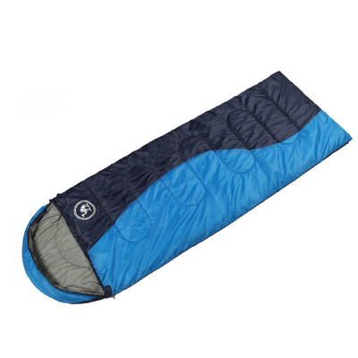 

Camel outdoor camping adult sleeping bag envelope type sleeping bag 135kg can be stitched double sleeping bag P6W3K1701 deep treasure blue color blue right