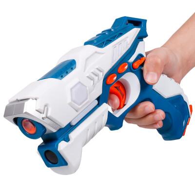 

CAN HUI childrens toy gun cs electric sound vibration infrared toy gun double gun set 9380