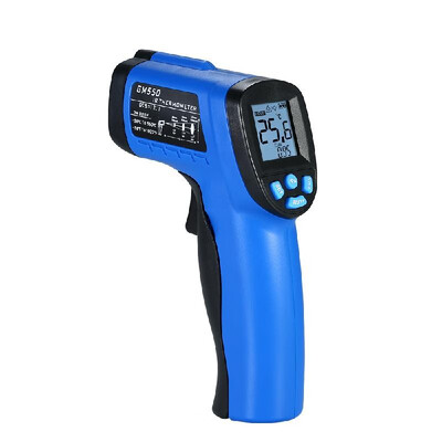 

-50～550℃-58～1022℉ Handheld Non-contact IR Infrared Thermometer 121 Digital Temperature Tester Pyrometer LCD Display with Backli