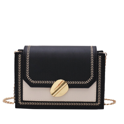 

Korean version of the wild silk scarf Messenger bag chic chain portable small square bag